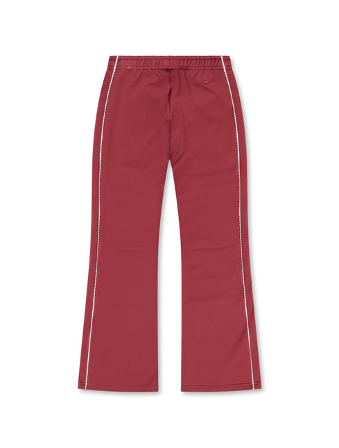Nike Womens Studio Fleece Wide Leg Pants - Pink Smoke