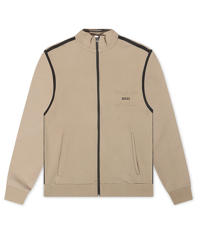 Boss Skaz Tape Zip Jacket - Beige