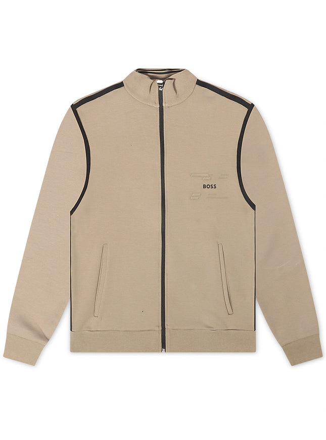 Boss Skaz Tape Zip Jacket - Beige