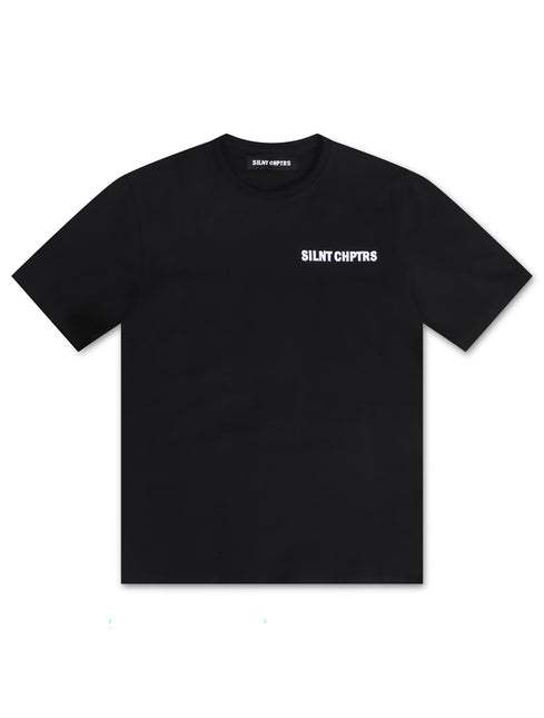 Silent Chapters Silence Of Power Tee - Black/White - Denim Exchange 