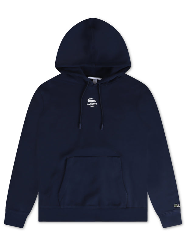 Lacoste Logo Hoodie - Navy