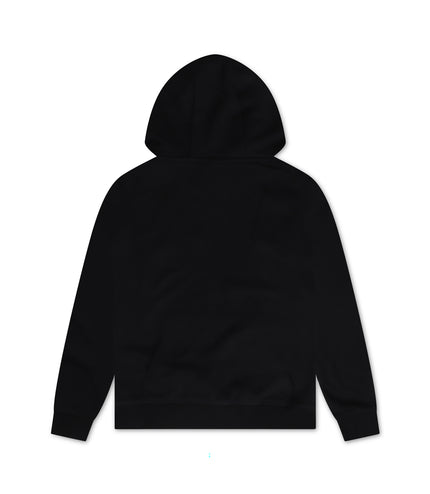 Hugo Kids Stacked Logo Hoodie - Black