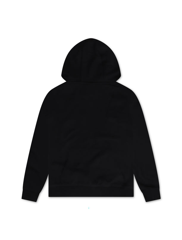 Hugo Kids Stacked Logo Hoodie - Black