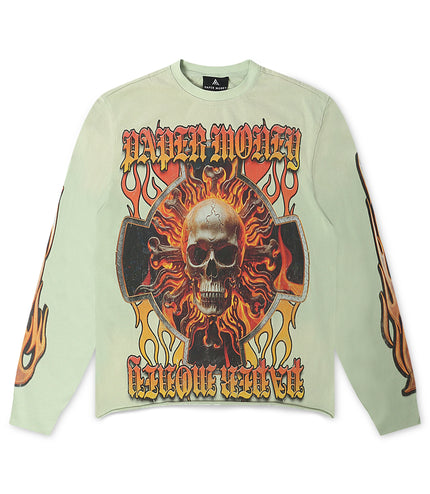 Paper Money Hellride Long Sleeve - Washed Sage