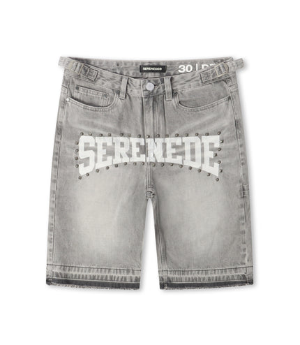 Serenede Atelier Denim Shorts - Mid Grey