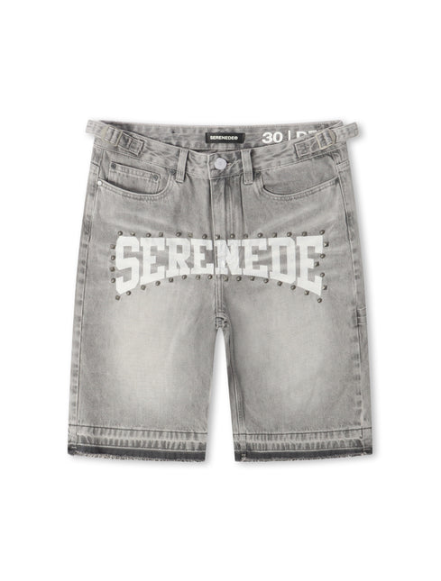 Serenede Atelier Denim Shorts - Mid Grey