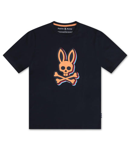 Psycho Bunny Sanderson Graphic Tee - Navy - Denim Exchange 