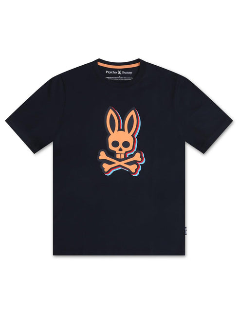 Psycho Bunny Sanderson Graphic Tee - Navy - Denim Exchange 