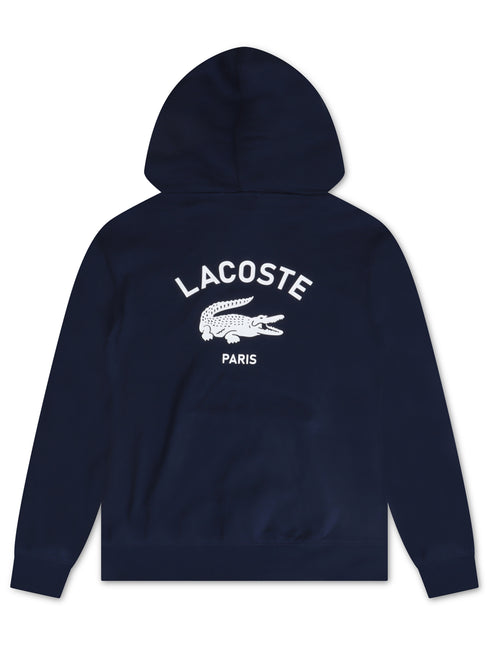 Lacoste Logo Hoodie - Navy