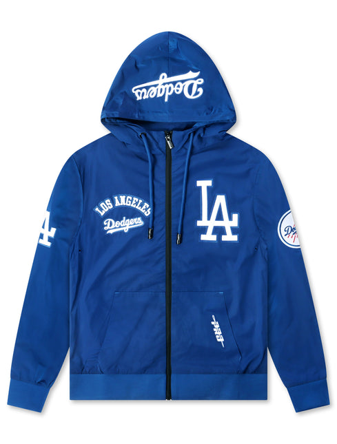 Pro Standard LA Dodgers Classic Wind Suit Pullover Hoodie - Blue