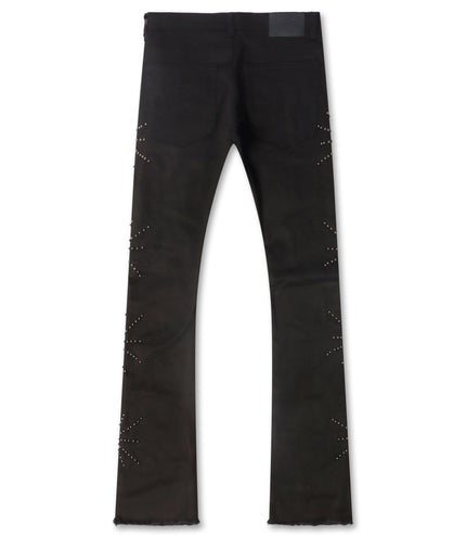 Frost Originals All Over Rhinestone Stacked Jean - Black
