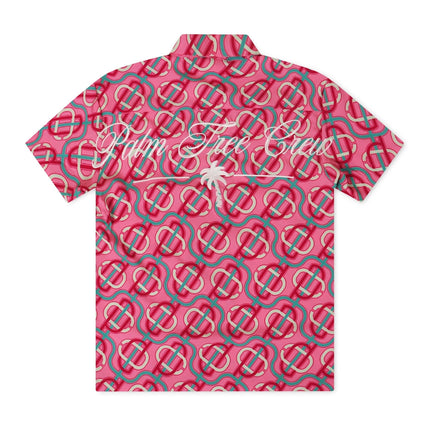 Puma X Palm Tree Crew Button Up - Strawberry - Denim Exchange 