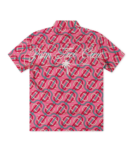 Puma X Palm Tree Crew Button Up - Strawberry - Denim Exchange 