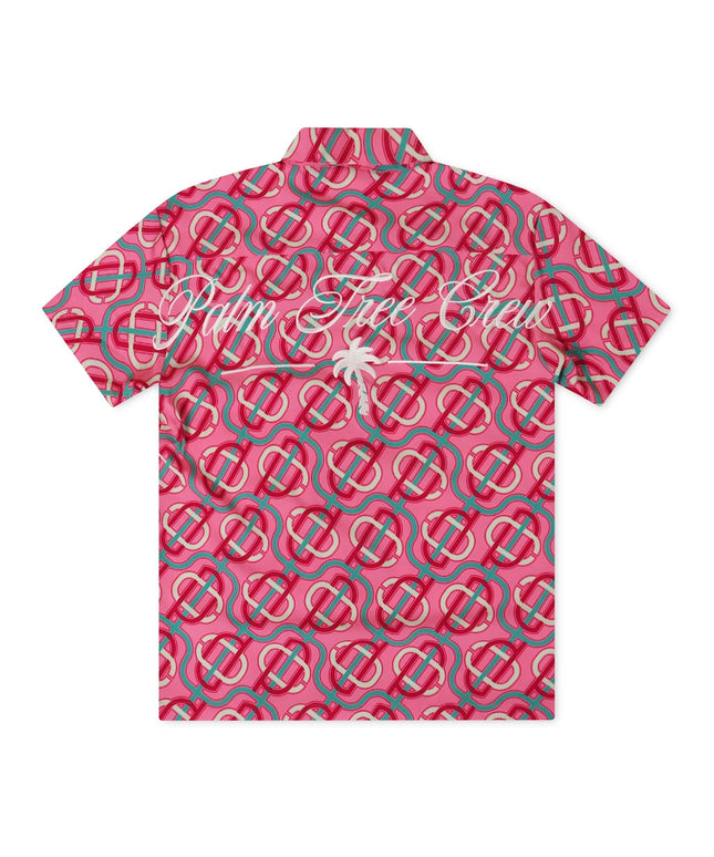 Puma X Palm Tree Crew Button Up - Strawberry - Denim Exchange