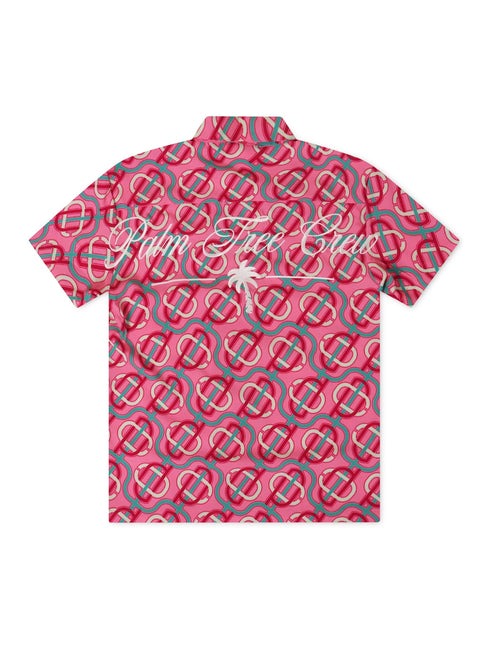 Puma X Palm Tree Crew Button Up - Strawberry - Denim Exchange 