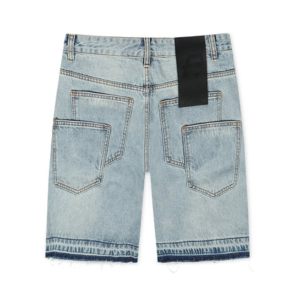 Politics Sanity Jorts - Light Wash