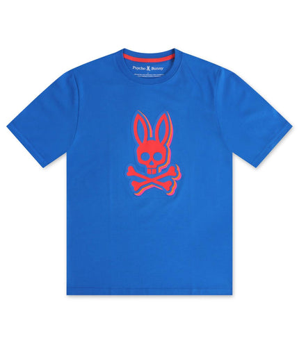 Psycho Bunny Sanderson Graphic Tee - Princess Blue - Denim Exchange 