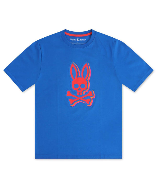Psycho Bunny Sanderson Graphic Tee - Princess Blue - Denim Exchange