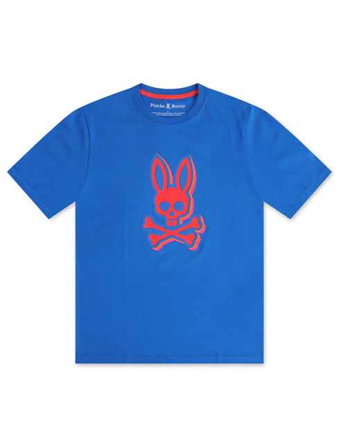 Psycho Bunny Sanderson Graphic Tee - Princess Blue - Denim Exchange 