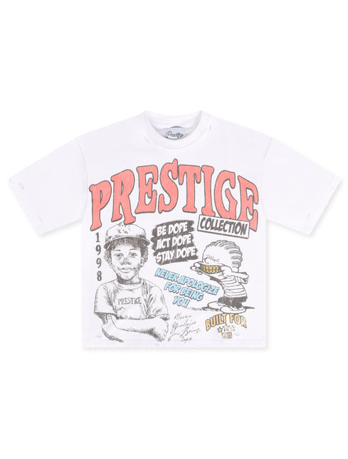 Prestige Be Dope Boxy Tee - White