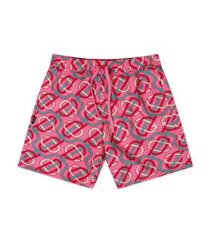 Puma X Palm Tree Crew Shorts - Strawberry - Denim Exchange 