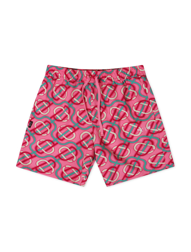 Puma X Palm Tree Crew Shorts - Strawberry - Denim Exchange 