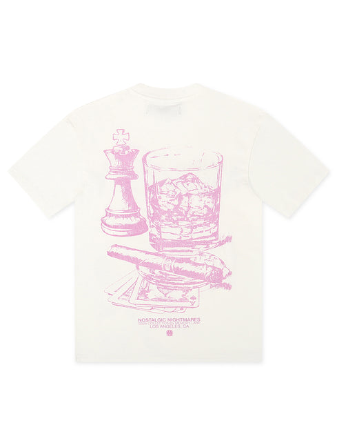 Memory Lane Studded Tee - White