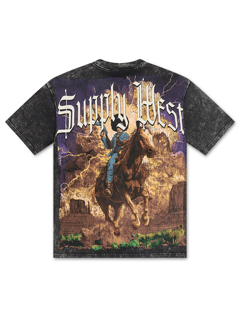 Supply West By Any Means Tee - Black