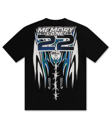 Memory Lane Decal Banner Tee - Black - Denim Exchange 