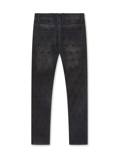 Embellish Cygnus Skinny Jean - Washed Black
