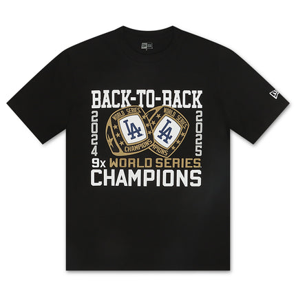 New Era LA Dodgers Back to Back Tee - Black