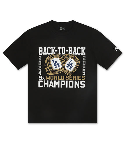 New Era LA Dodgers Back to Back Tee - Black