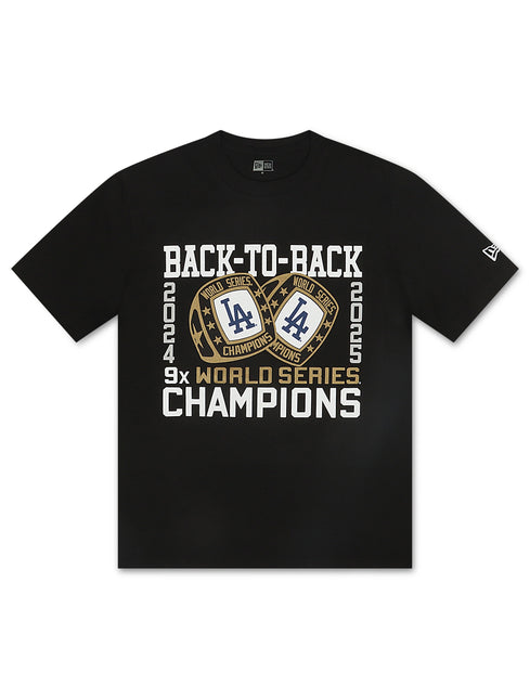 New Era LA Dodgers Back to Back Tee - Black
