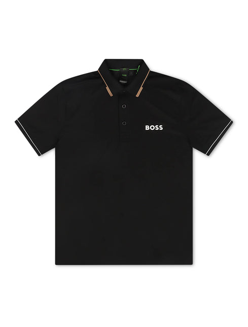 Boss Green Paul Pro Polo - Black