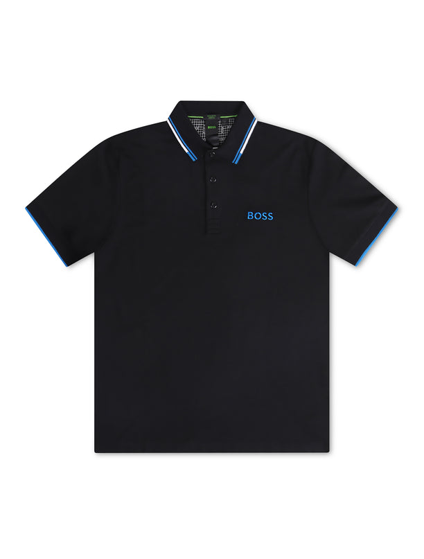 Boss Green Paddy Pro Polo - Black - Denim Exchange USA