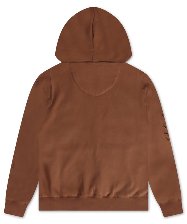 Smugglers Moon Woven Hoodie - Brown