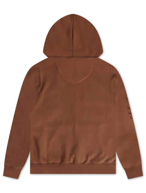 Smugglers Moon Woven Hoodie - Brown