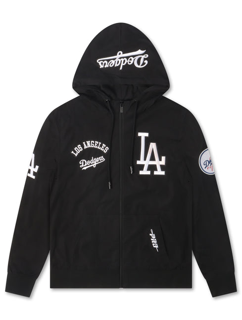 Pro Standard LA Dodgers Classic Wind Suit Pullover Hoodie - Black