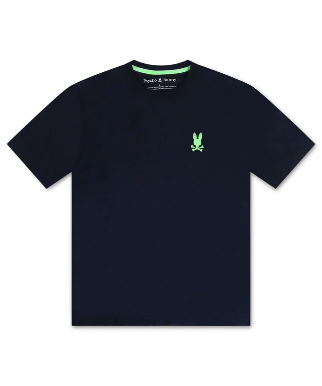 PSYCHO BUNNY SLOAN BACK GRAPHIC TEE - NAVY PSYCHO BUNNY