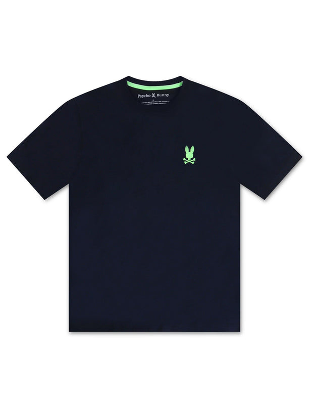 PSYCHO BUNNY SLOAN BACK GRAPHIC TEE - NAVY PSYCHO BUNNY