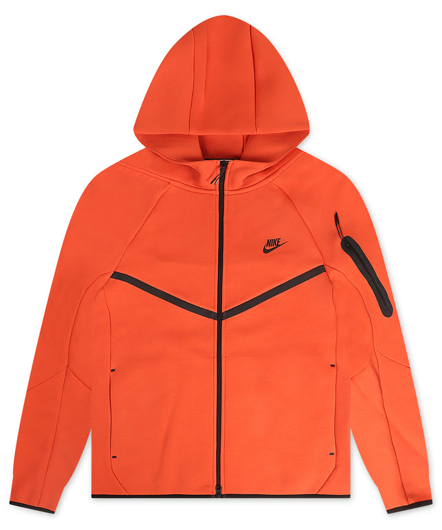 Sudadera con capucha Nike Tech Windrunner con cremallera completa para hombre - Coral vintage