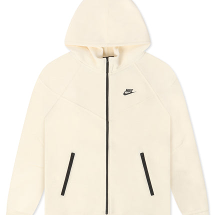 Nike Mens Sportswear Tech Fleece Full-Zip Hoodie - Cream