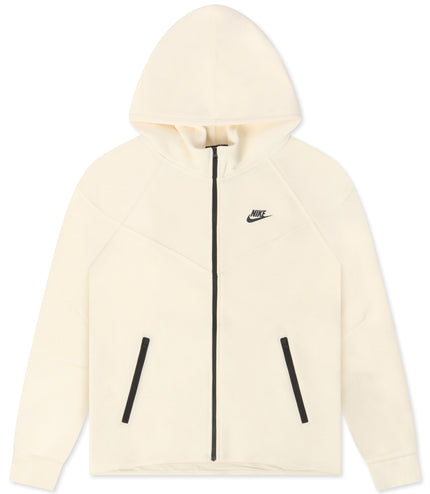 Nike Mens Sportswear Tech Fleece Full-Zip Hoodie - Cream