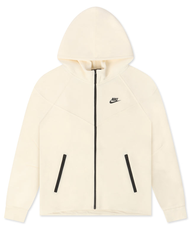 Nike Mens Sportswear Tech Fleece Full-Zip Hoodie - Cream