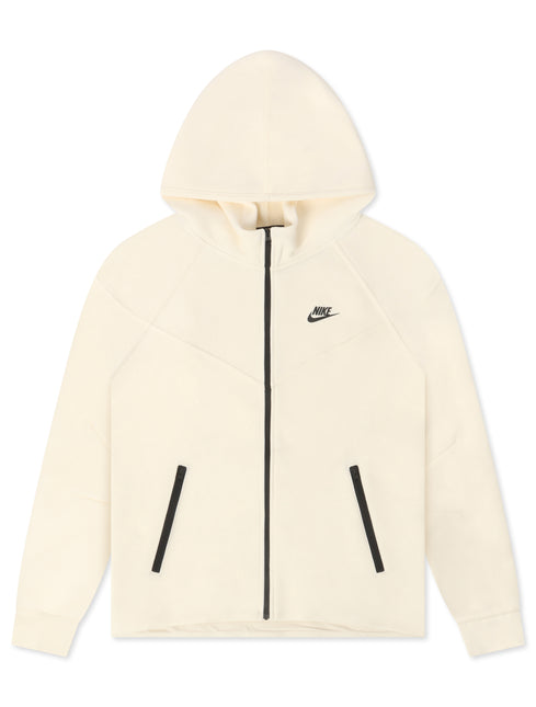 Nike Mens Sportswear Tech Fleece Full-Zip Hoodie - Cream
