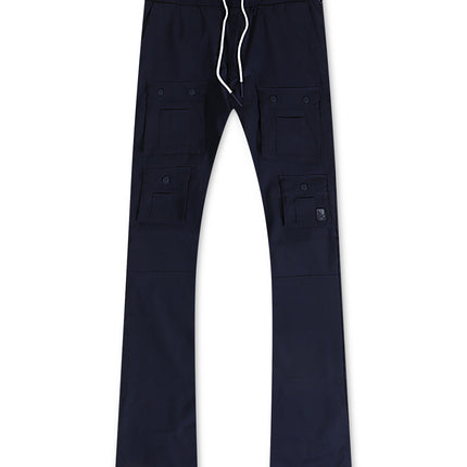 Makobi Colton Nylon Cargo Pants - Navy
