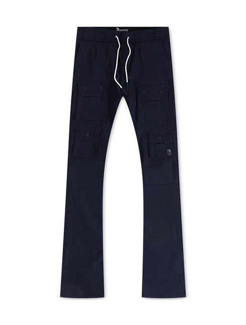 Makobi Colton Nylon Cargo Pants - Navy