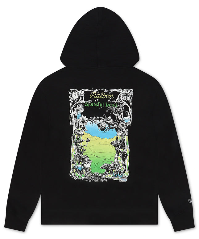 Malbon Grateful Dead Fesque Hoodie - Black