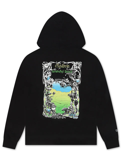 Malbon Grateful Dead Fesque Hoodie - Black