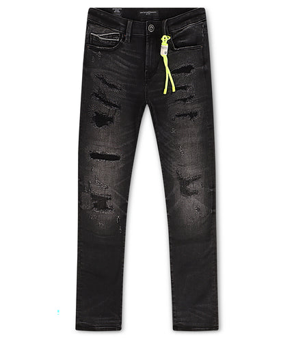 Cult Of Individuality Punk Super Skinny Jeans - Sterling